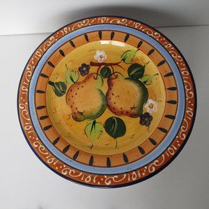 set of six salad snack plates